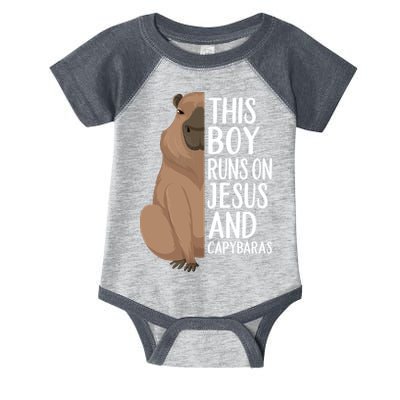 Capybara Art Animal For Capybara Lovers Infant Baby Jersey Bodysuit