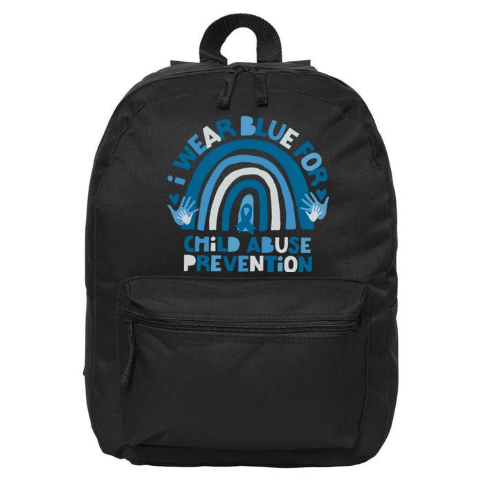 Child Abuse Awareness Domestic Violence Mental Health National 16 in Basic Backpack