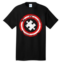 Captain Autism Autism Awareness Tall T-Shirt