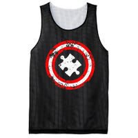 Captain Autism Autism Awareness Mesh Reversible Basketball Jersey Tank