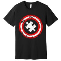 Captain Autism Autism Awareness Premium T-Shirt