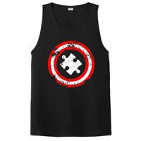 Captain Autism Autism Awareness PosiCharge Competitor Tank