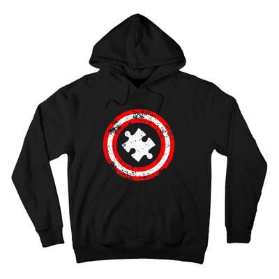 Captain Autism Autism Awareness Tall Hoodie