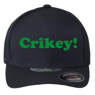 Crikey! Australia Aussie For Australian Slang Flexfit Unipanel Trucker Cap