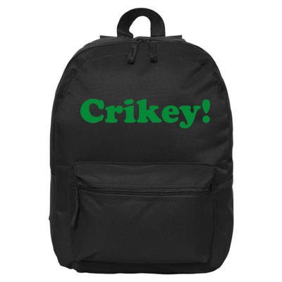 Crikey! Australia Aussie For Australian Slang 16 in Basic Backpack