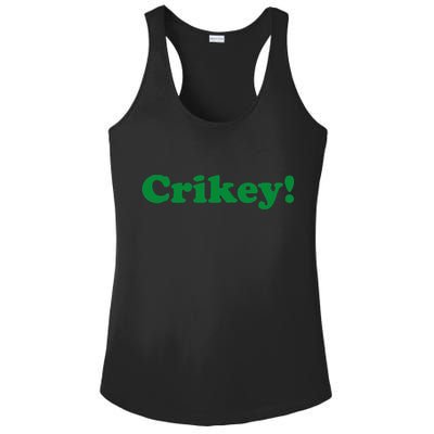 Crikey! Australia Aussie For Australian Slang Ladies PosiCharge Competitor Racerback Tank