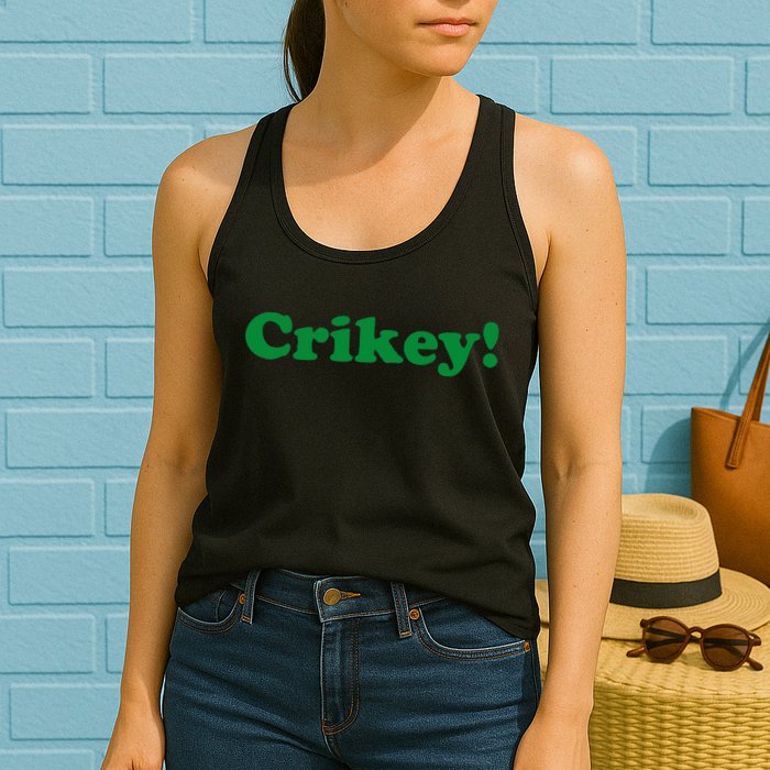 Crikey! Australia Aussie For Australian Slang Womens Tank Top