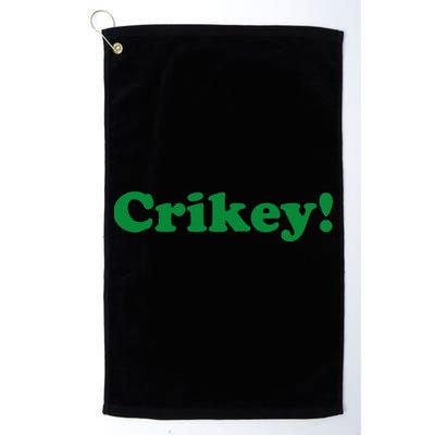 Crikey! Australia Aussie For Australian Slang Golf Towel