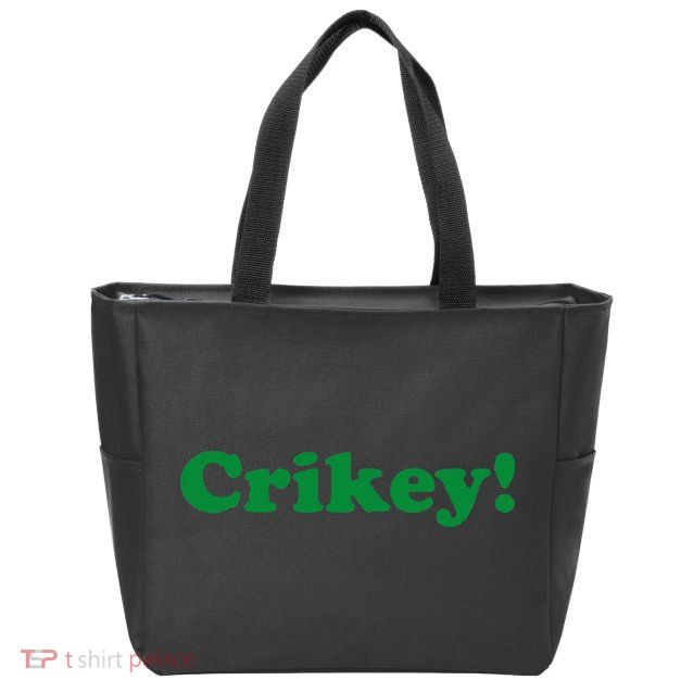 Crikey! Australia Aussie For Australian Slang Zip Tote Bag