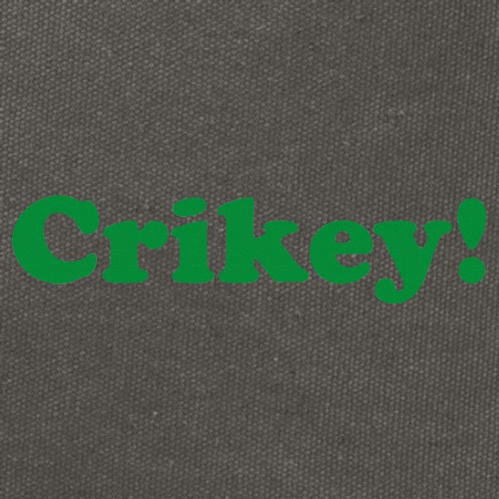 Crikey! Australia Aussie For Australian Slang Cotton Canvas Backpack