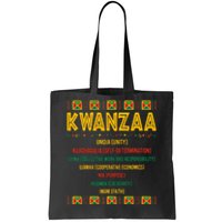 Christmas African American Happy Kwanzaa Tote Bag