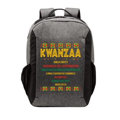 Christmas African American Happy Kwanzaa Vector Backpack