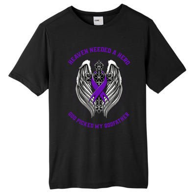 Christian Alzheimers Awareness Products Godfather Memorial Gift Tall Fusion ChromaSoft Performance T-Shirt