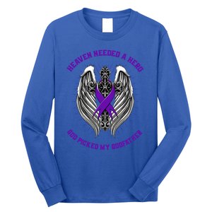 Christian Alzheimers Awareness Products Godfather Memorial Gift Long Sleeve Shirt