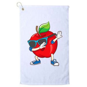 Cool Apple Art For Women Apple Picking Apple Lover Platinum Collection Golf Towel