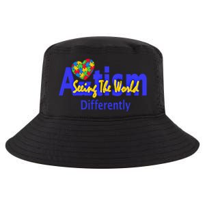 Cool Autism Awareness Autism Seeing The World Differently Gift Cool Comfort Performance Bucket Hat