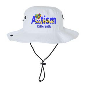 Cool Autism Awareness Autism Seeing The World Differently Gift Legacy Cool Fit Booney Bucket Hat