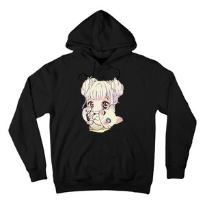 Cute Anime and Cats Lover Manga kawaii Graphic Otaku Hoodie