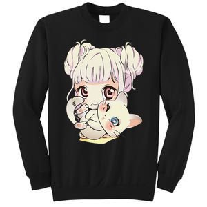 Cute Anime and Cats Lover Manga kawaii Graphic Otaku Sweatshirt