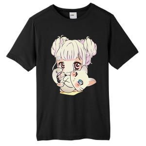 Cute Anime and Cats Lover Manga kawaii Graphic Otaku Tall Fusion ChromaSoft Performance T-Shirt