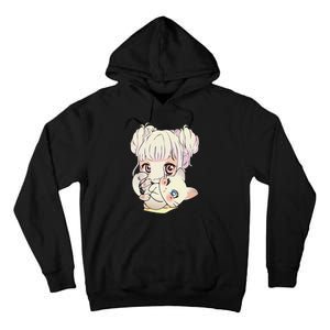 Cute Anime and Cats Lover Manga kawaii Graphic Otaku Tall Hoodie