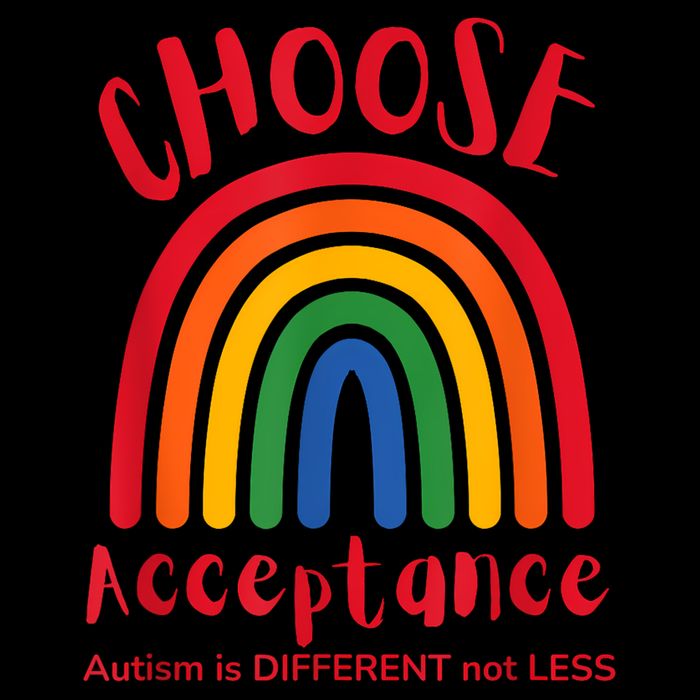 Choose AUtism Awareness Acceptance Different Not Less Drawstring Bag