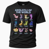 Cute Axolotl Axolotl Animals Of The World Herpetology Cooling Performance Crew T-Shirt