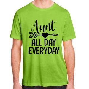 Cute Aunt Auntie Niece Nephew Funny Aunt Arrow Family Gift Adult ChromaSoft Performance T-Shirt