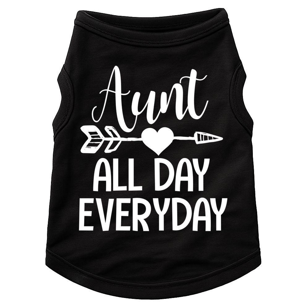 Cute Aunt Auntie Niece Nephew Funny Aunt Arrow Family Gift Doggie Tank