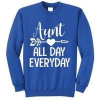 Cute Aunt Auntie Niece Nephew Funny Aunt Arrow Family Gift Sweatshirt