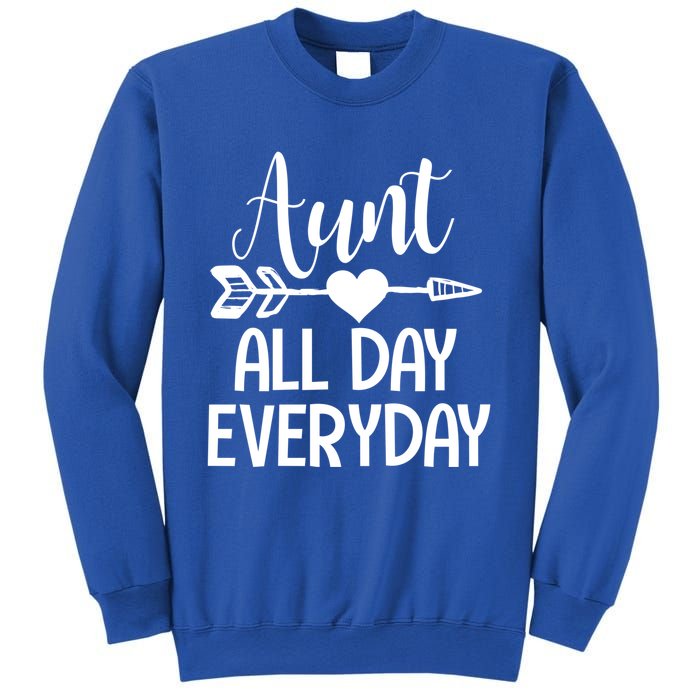 Cute Aunt Auntie Niece Nephew Funny Aunt Arrow Family Gift Sweatshirt