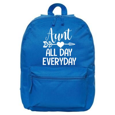 Cute Aunt Auntie Niece Nephew Funny Aunt Arrow Family Gift 16 in Basic Backpack