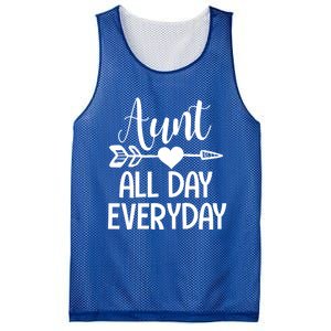 Cute Aunt Auntie Niece Nephew Funny Aunt Arrow Family Gift Mesh Reversible Basketball Jersey Tank