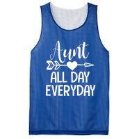 Cute Aunt Auntie Niece Nephew Funny Aunt Arrow Family Gift Mesh Reversible Basketball Jersey Tank