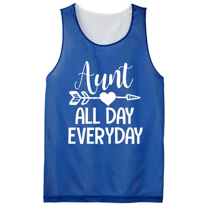 Cute Aunt Auntie Niece Nephew Funny Aunt Arrow Family Gift Mesh Reversible Basketball Jersey Tank