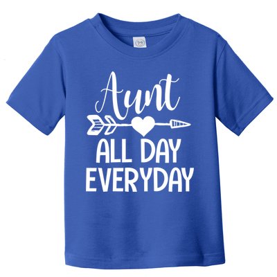 Cute Aunt Auntie Niece Nephew Funny Aunt Arrow Family Gift Toddler T-Shirt