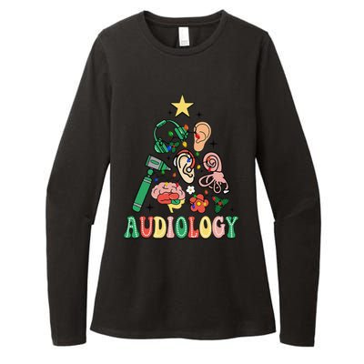 Christmas Audiologist Audiology Tree Vestibular Therapist Womens CVC Long Sleeve Shirt