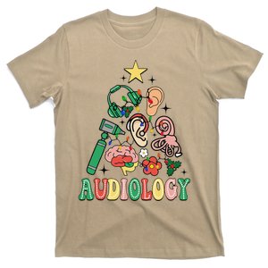 Christmas Audiologist Audiology Tree Vestibular Therapist T-Shirt