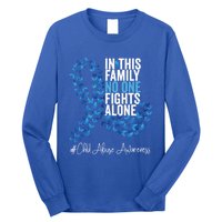 Child Abuse Awareness Month Blue Ribbon Butterflies Cute Gift Long Sleeve Shirt