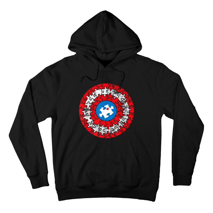 Captain Autism Autism Awareness Month Autism Mom Dad Hoodie