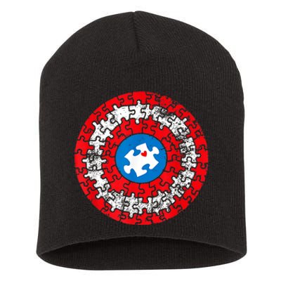 Captain Autism Autism Awareness Month Autism Mom Dad Short Acrylic Beanie