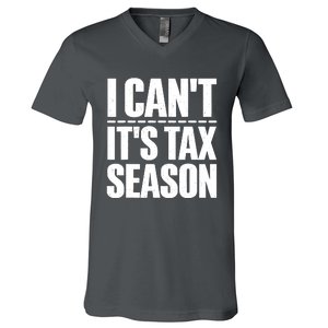 Cool Accountant Art For Men Women Accounting Tax Analyst V-Neck T-Shirt