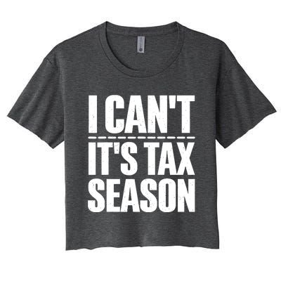 Cool Accountant Art For Men Women Accounting Tax Analyst Women's Crop Top Tee