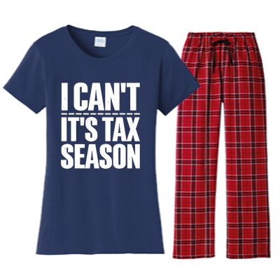 Cool Accountant Art For Men Women Accounting Tax Analyst Women's Flannel Pajama Set