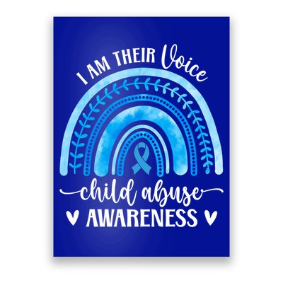 Child Abuse Awareness Rainbow Abuse Prevention Month Funny Gift Poster