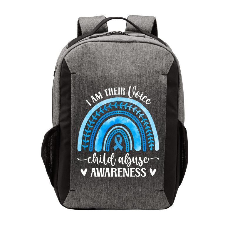 Child Abuse Awareness Rainbow Abuse Prevention Month Funny Gift Vector Backpack