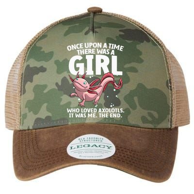 Cool Axolotl Art For Salamander Axolotl Lover Legacy Tie Dye Trucker Hat