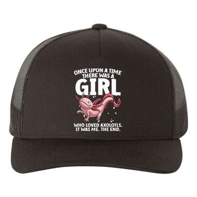 Cool Axolotl Art For Salamander Axolotl Lover Yupoong Adult 5-Panel Trucker Hat