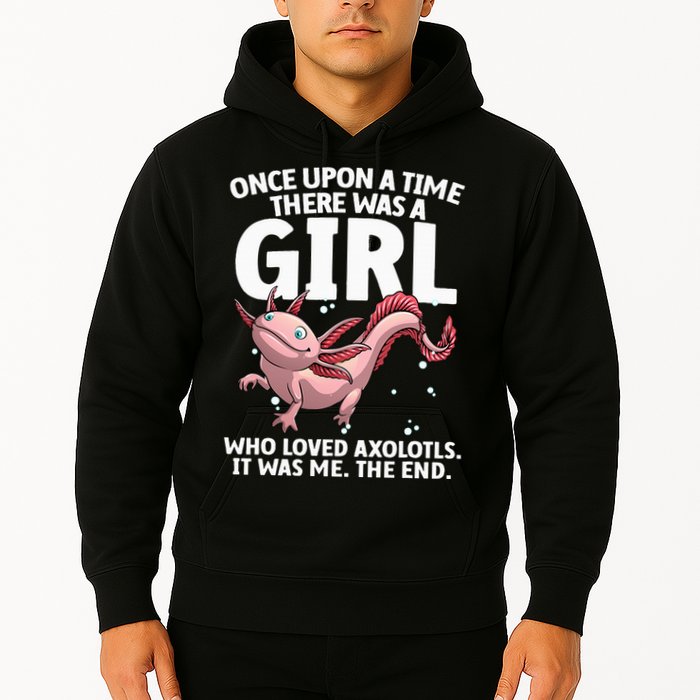 Cool Axolotl Art For Salamander Axolotl Lover Hoodie