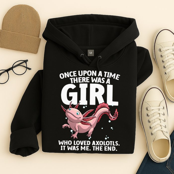 Cool Axolotl Art For Salamander Axolotl Lover Hoodie